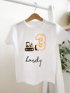 Personalised Bulldozer T-Shirt