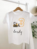 Personalised Bulldozer T-Shirt