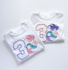 Personalised Embroidered Mermaid T-Shirt