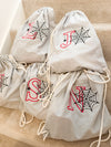 Personalised Spider Web Drawstring Bag