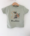 Personalised Sage Safari T-Shirt