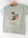 Personalised Sage Safari T-Shirt