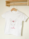 Personalised Bunny Face T-Shirt