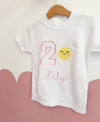 Personalised Embroidered Happy Sun T-Shirt