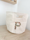 Personalised Dinosaur Initial Canvas Storage Tub