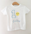 Personalised Embroidered Happy Sun T-Shirt