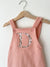 Personalised Floral Embroidered Number/Initial Dungarees