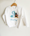 Personalised Embroidered Under The Sea Sweatshirt