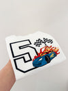 Personalised Embroidered Hot Racer T-Shirt