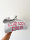 Adult's Unisex 'Always Cold' Hoodie