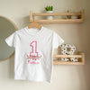 Personalised Floral Birthday T-Shirt