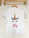 Personalised Unicorn T-Shirt