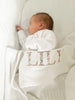 Personalised Embroidered Floral Name Cellular Blanket