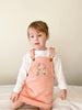 Personalised Floral Initial Dungaree Dress